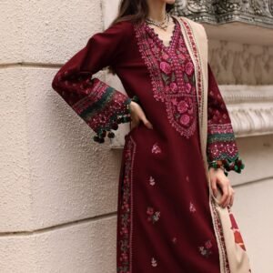 winter collection  3PCS UNSTITCHED Sứit FABRIC Dhank