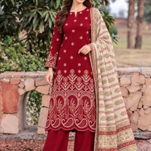 BAREEZE DHANAK EMBRIODERY 3PC COLLECTION