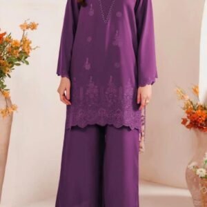 DHANAK 3PC EMBROIDERED*