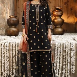 COTTON SILK Suit With NET Dupatta