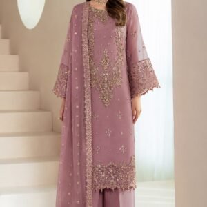 Fully Heavy Embroidered Organza 3PC