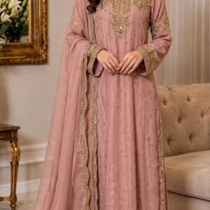 CHIFFON fully heavy embroidered  3 PC
