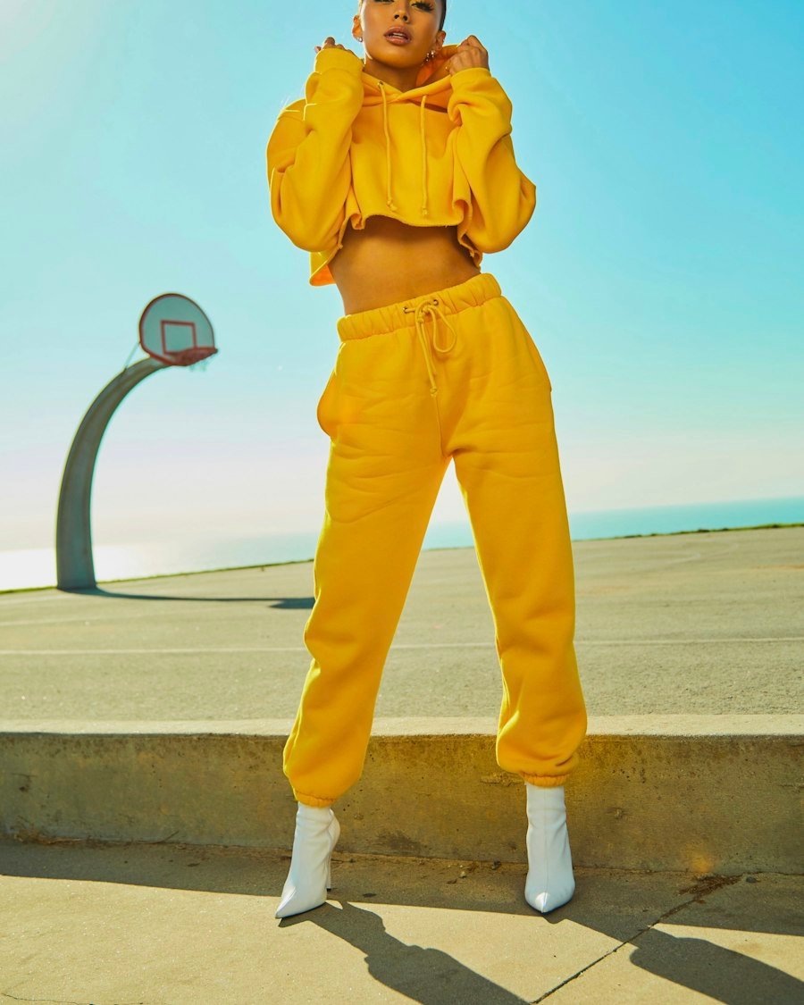Banosss Clothing track mustard